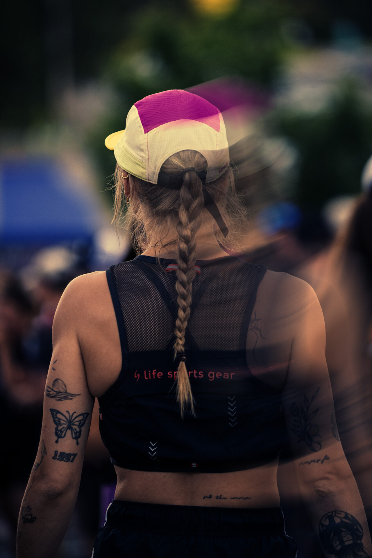 athlete course de trail